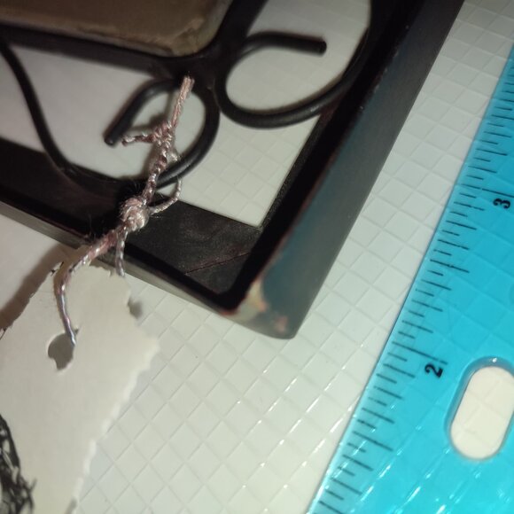 Home is where the heart is quote wall art metal ceramic mixed media cottagecore - Picture 10 of 10